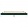 Łóżko typu Box Spring bez materaca Ciemnozielone 180x220 cm
