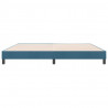Łóżko typu Box Spring bez materaca Ciemnoniebieskie 180x220 cm