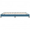 Łóżko typu Box Spring bez materaca Ciemnoniebieskie 180x220 cm