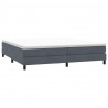 Łóżko typu Box Spring bez materaca Ciemnoszary 200x220 cm