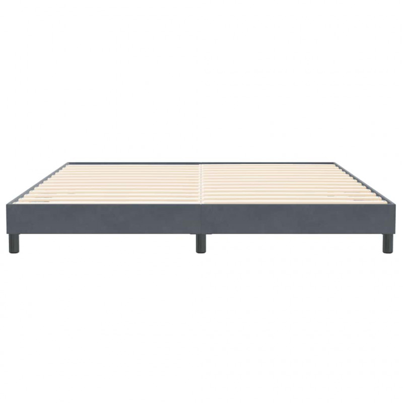 Łóżko typu Box Spring bez materaca Ciemnoszary 200x220 cm