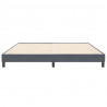 Łóżko typu Box Spring bez materaca Ciemnoszary 200x220 cm