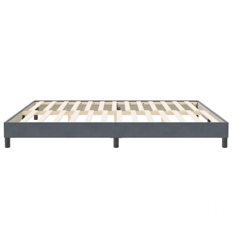 Łóżko typu Box Spring bez materaca Ciemnoszary 200x220 cm