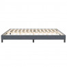 Łóżko typu Box Spring bez materaca Ciemnoszary 200x220 cm
