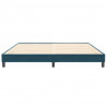 Łóżko typu Box Spring bez materaca Ciemnoniebieskie 200x220 cm