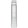 Kosze gabionowe, 2 szt, 200x30x120/140 cm, galwanizowane żelazo