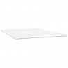Łóżko kontynentalne z materacem, niebieskie, aksamit, 160x210cm
