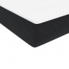 Łóżko typu Box Spring z materacem Czarny 160x220 cm Aksamit