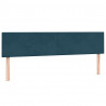 Łóżko typu Box Spring z materacami Ciemnoniebieski 180x220 cm