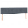 Łóżko typu Box Spring z materacami Ciemnoszary 180x220 cm