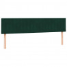 Łóżko typu Box Spring z materacami Ciemnozielone 180x220 cm