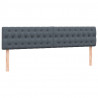 Łóżko typu Box Spring z materacami Ciemnoszary 180x220 cm