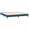 Łóżko typu Box Spring z materacami Ciemnoniebieski 180x220 cm