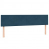 Łóżko typu Box Spring z materacem Ciemnoniebieski 180x220 cm