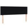Łóżko typu Box Spring z materacem Czarny 160x220 cm Aksamit