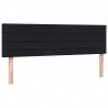 Łóżko typu Box Spring z materacem Czarny 160x220 cm Aksamit