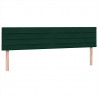 Łóżko typu Box Spring z materacem Ciemnozielone 180x220 cm