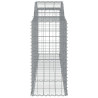 Kosze gabionowe, 8 szt, 300x50x100/120 cm, galwanizowane żelazo