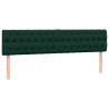 Łóżko typu Box Spring z materacem Ciemnozielone 180x220 cm