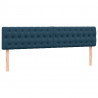 Łóżko typu Box Spring z materacem Ciemnoniebieski 180x220 cm