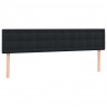 Łóżko typu Box Spring z materacem Czarny 180x220 cm Aksamit