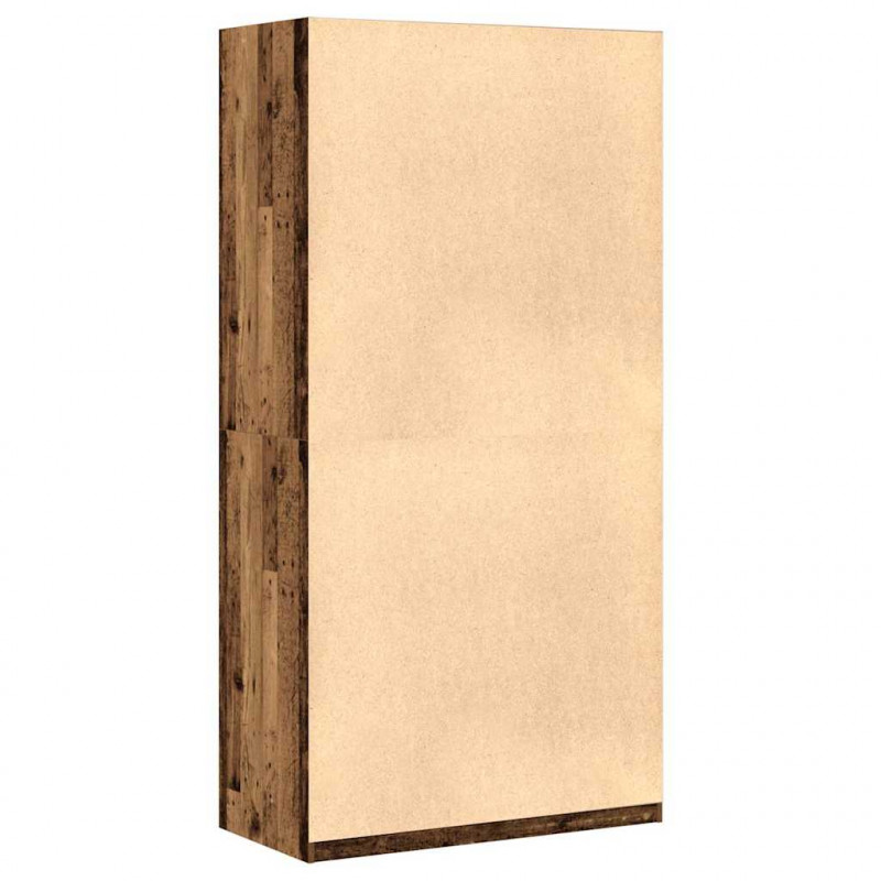 Szafa, stare drewno, 100x50x200 cm, materiał drewnopochodny
