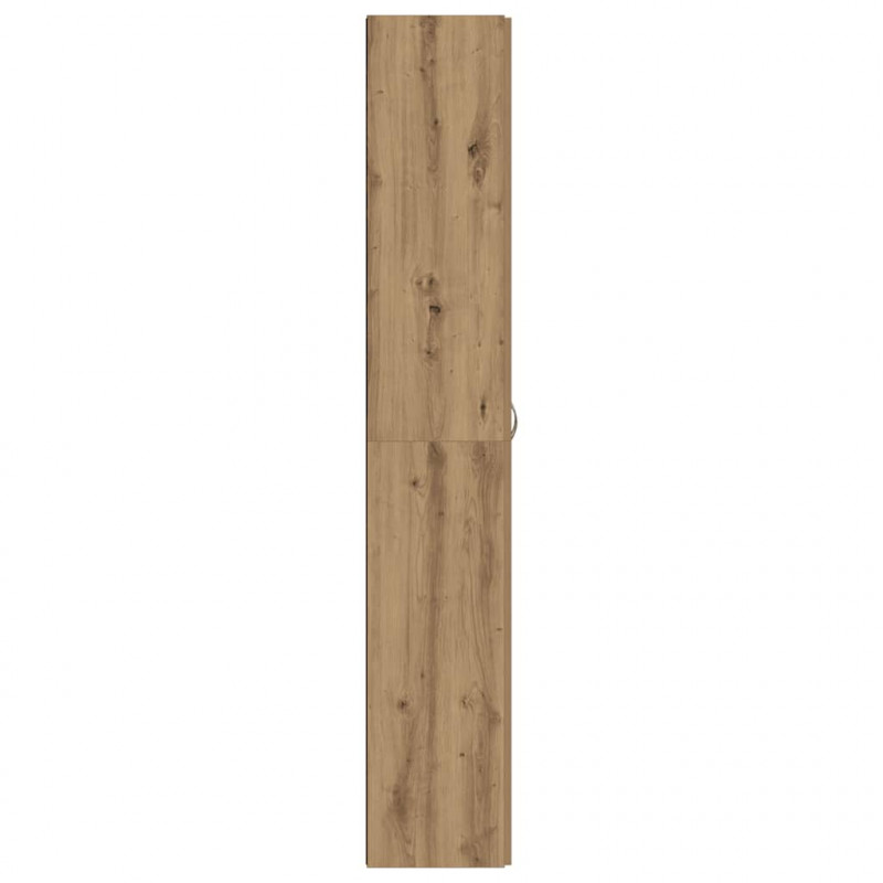 Szafka, dąb artisan, 60x32x190 cm, materiał drewnopochodny