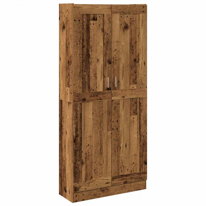 Szafka, stare drewno, 82,5x30,5x185cm, materiał drewnopochodny