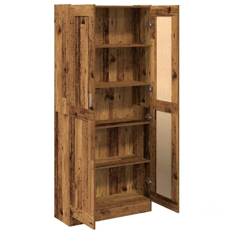 Szafka, stare drewno, 82,5x30,5x185cm, materiał drewnopochodny