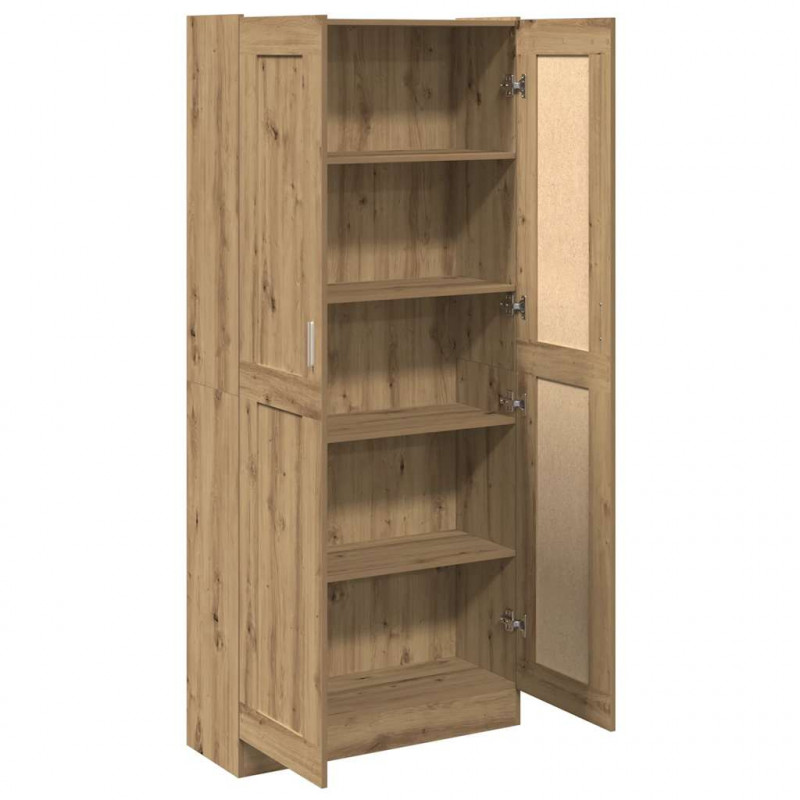 Szafka, dąb artisan, 82,5x30,5x185 cm, materiał drewnopochodny