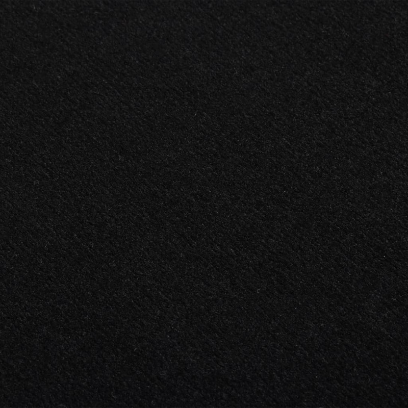 Chodnik dywanowy, BCF, czarny z motywem, 60x200 cm