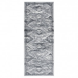 Chodnik dywanowy, BCF, orientalny szary, 80x200 cm