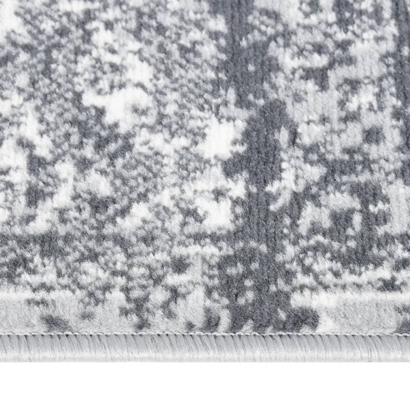 Chodnik dywanowy, BCF, orientalny szary, 80x200 cm