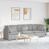 Sofa modułowa z poduszkami Tkanina Cloud Grey