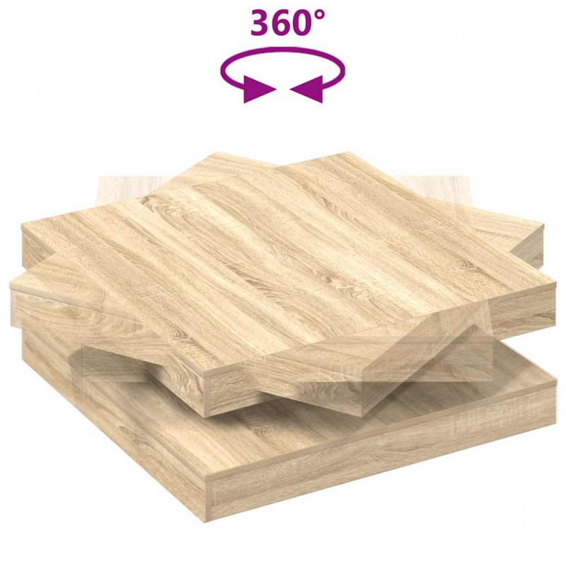 Stolik kawowy obrotowy 360 stopni Sonoma Oak 90x90x34,5 cm