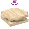 Stolik kawowy obrotowy 360 stopni Sonoma Oak 90x90x34,5 cm