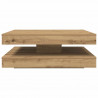 Stolik kawowy obrotowy 360 stopni Artisan Oak 90x90x34,5 cm
