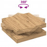 Stolik kawowy obrotowy 360 stopni Artisan Oak 90x90x34,5 cm