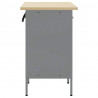 Szafka robocza 2 pcs Czerwony i Szary 100 x 55 x 85 cm