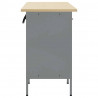 Szafka robocza z szufladą 3 pcs Czarny i szary 150 x 55 x 85 cm