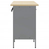 Szafka robocza 3 pcs Czerwony i Szary 150 x 55 x 85 cm