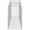 Kosze gabionowe, 20 szt, 200x50x80/100 cm, galwanizowane żelazo