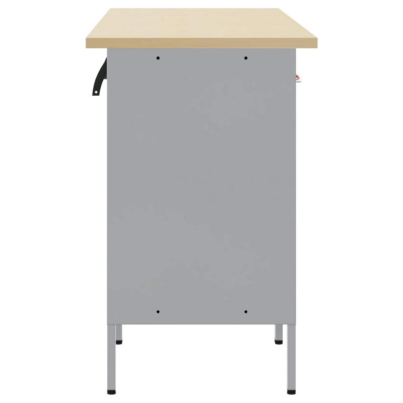 Szafka robocza z szufladą 3 pcs Czerwony 150 x 55 x 85 cm