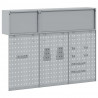 Zestaw szafek narzędziowych z półką 5 pcs Czerwony