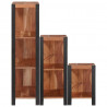 Półka na książki 3 pcs Brązowy 50 x 30 x 110 cm