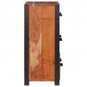 Bufet 3 pcs Brązowy 110 x 30 x 75 cm Lite Drewno Akacji