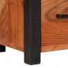 Bufet 3 pcs Brązowy 110 x 30 x 75 cm Lite Drewno Akacji