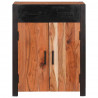 Bufet 2 pcs Brązowy 110 x 30 x 75 cm Lite Drewno Akacji
