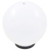 Lampy ogrodowe LED, 4 szt., kuliste, 25 cm, PMMA