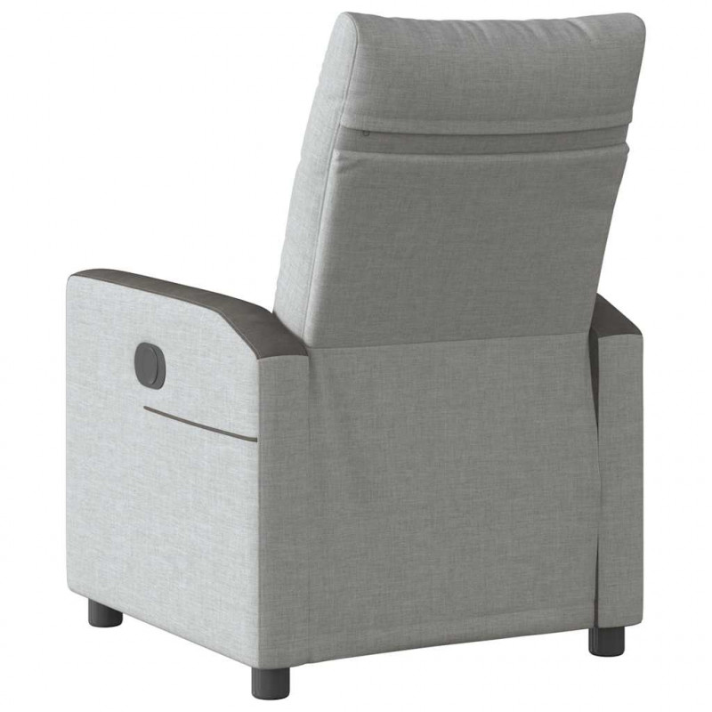 Elektryczny fotel rozkładany Cloud Grey Fabric